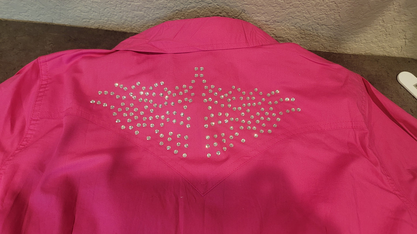 GM Custom Bling Added to Country Western Shirt