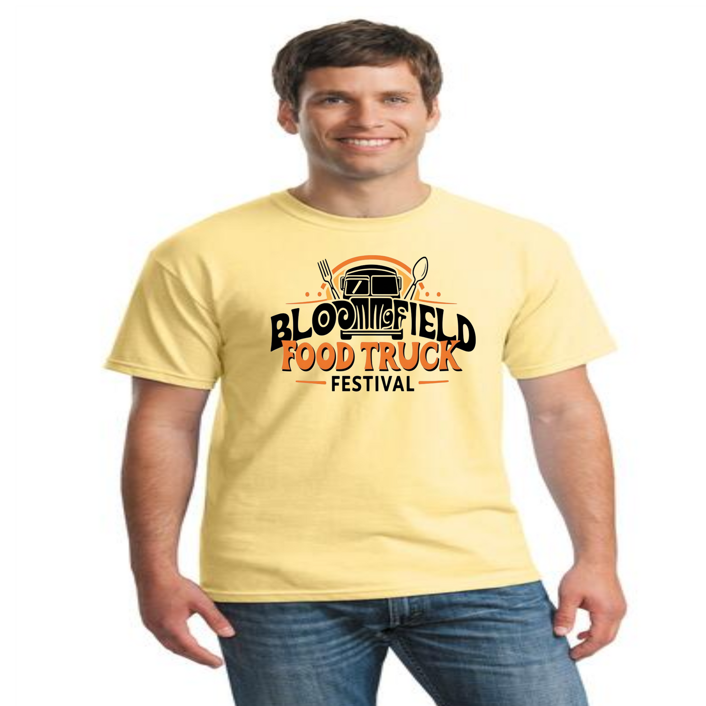 Custom Bloomfield Food Truck Logo Shirt