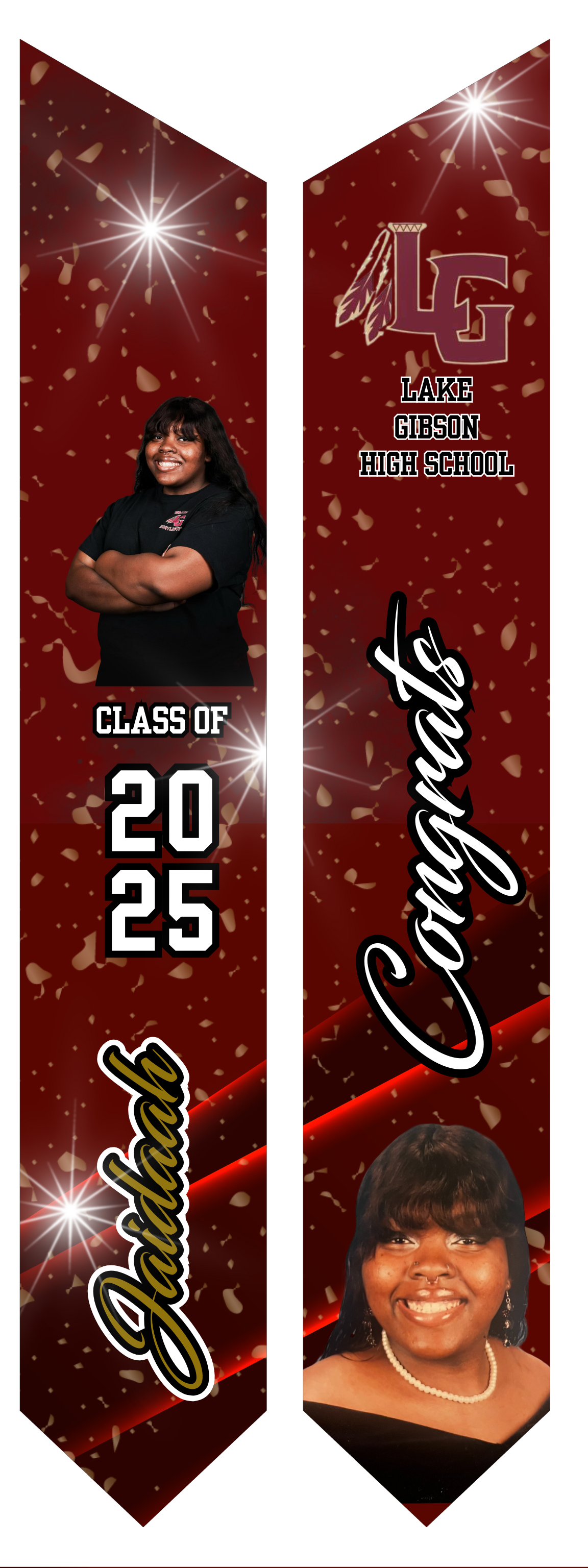 Personalized Graduation Stoles