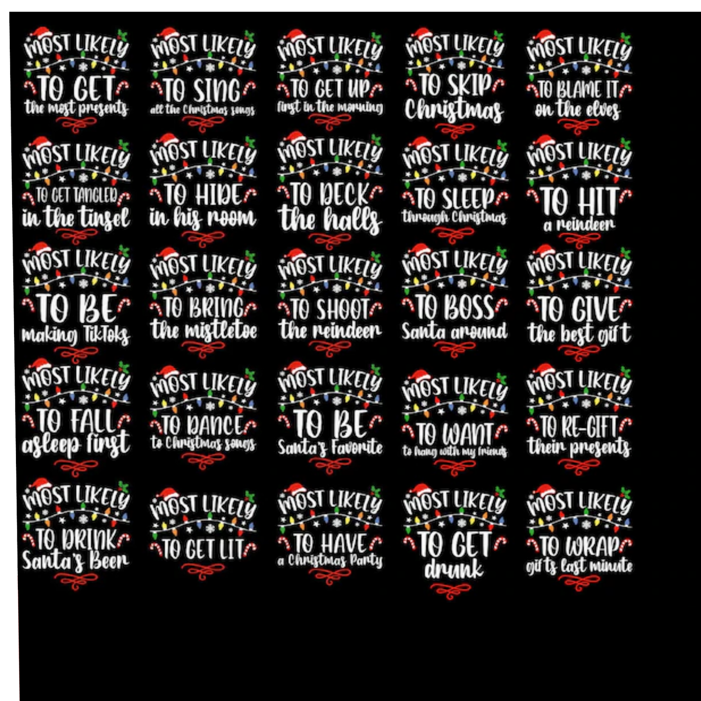 Most Likely To... Christmas Shirts