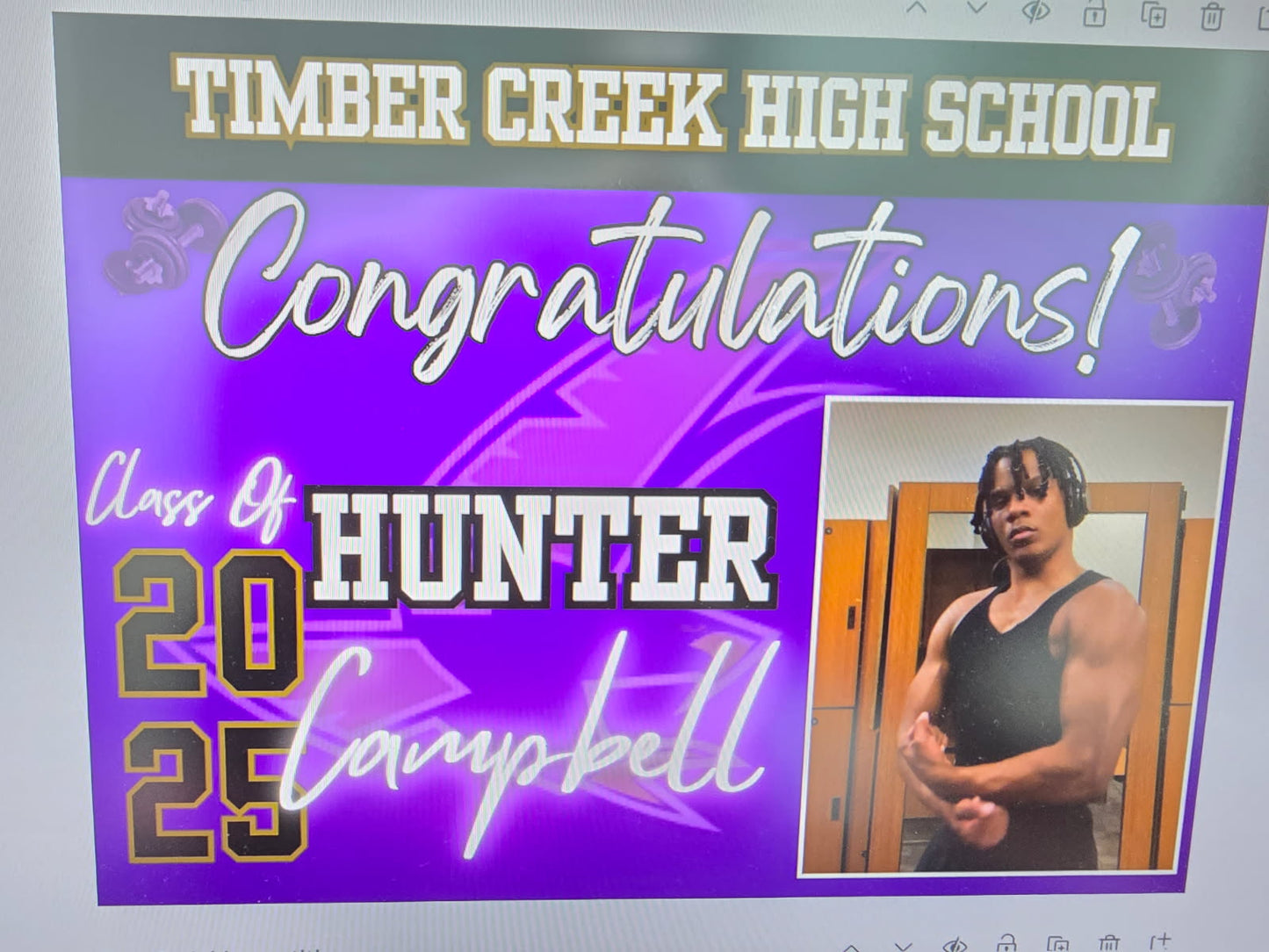 Graduation Yard Sign