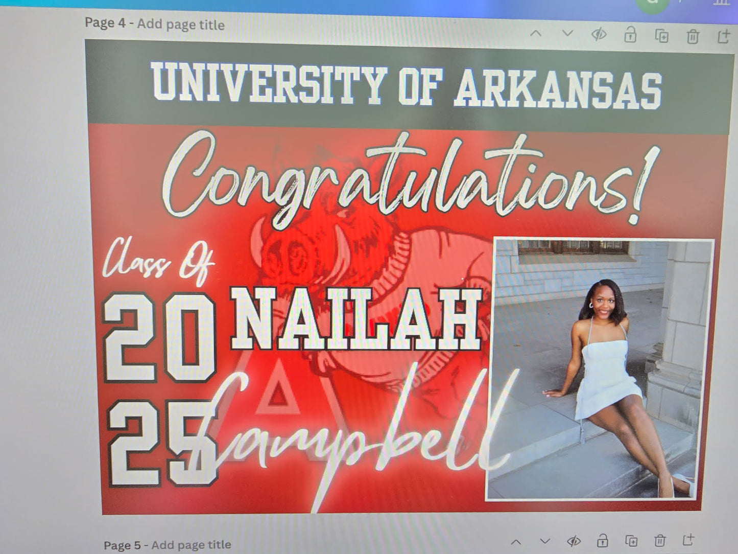 Graduation Yard Sign