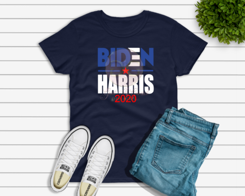 Stroll the Polls With Biden and Harris Shirt