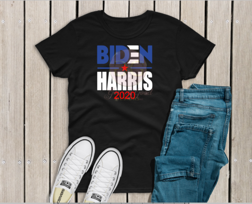 Stroll the Polls With Biden and Harris Shirt