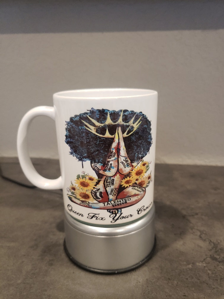 Queen Fix Your Crown Ceramic Mug