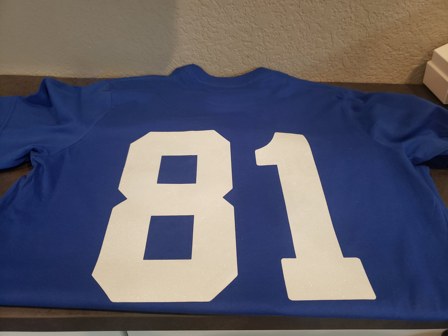 Personalized My Heart is on the Field with Player's Number on the Back Shirt