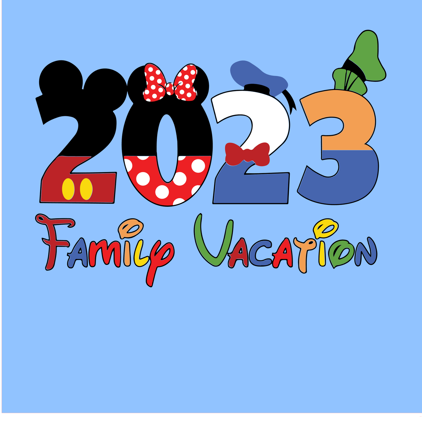 Custom 2023 Disney Inspired Family Vacation Shirt