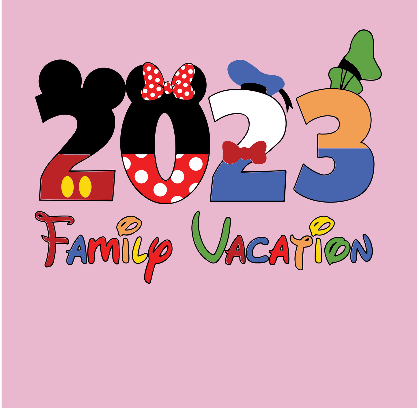 Custom 2023 Disney Inspired Family Vacation Shirt