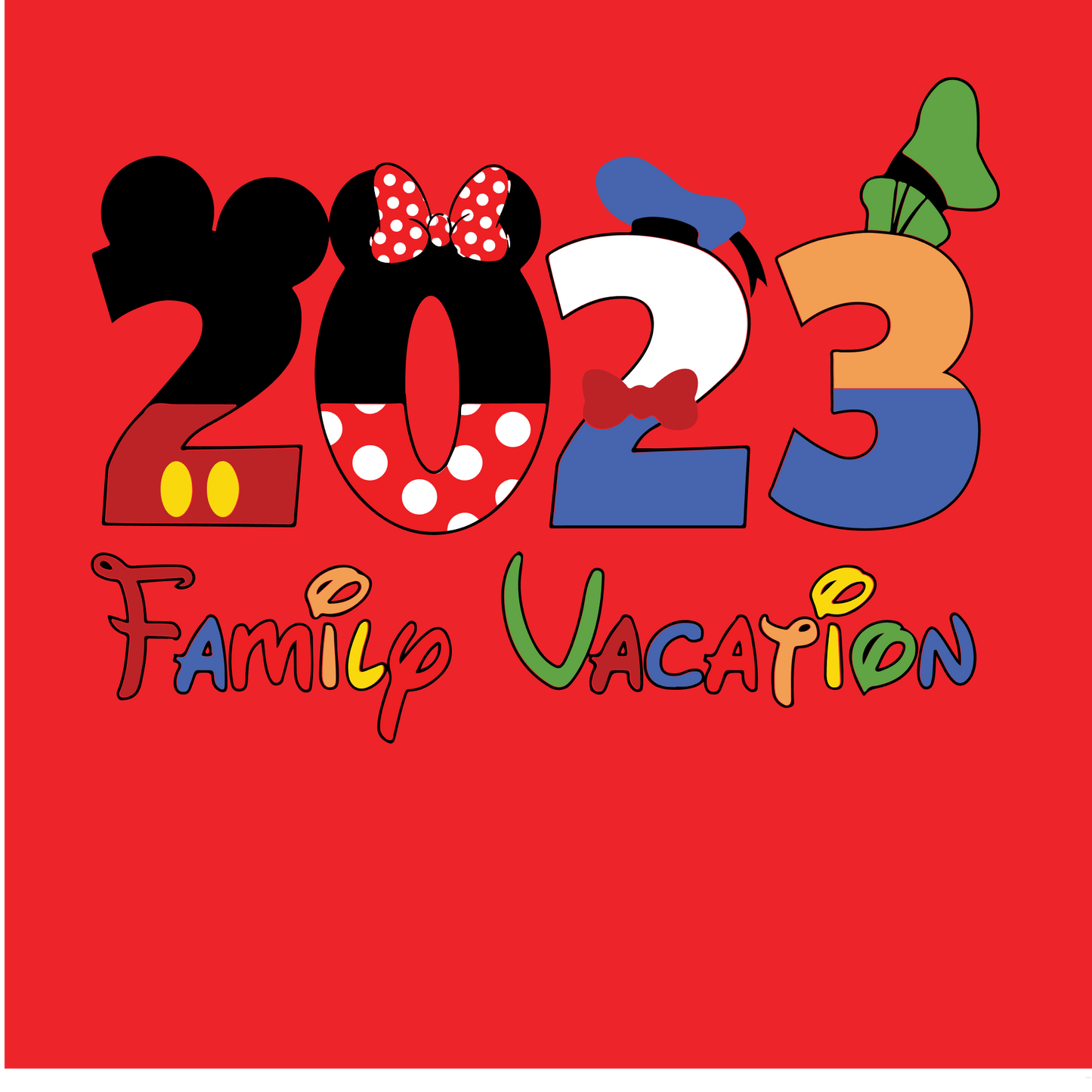 Custom 2023 Disney Inspired Family Vacation Shirt