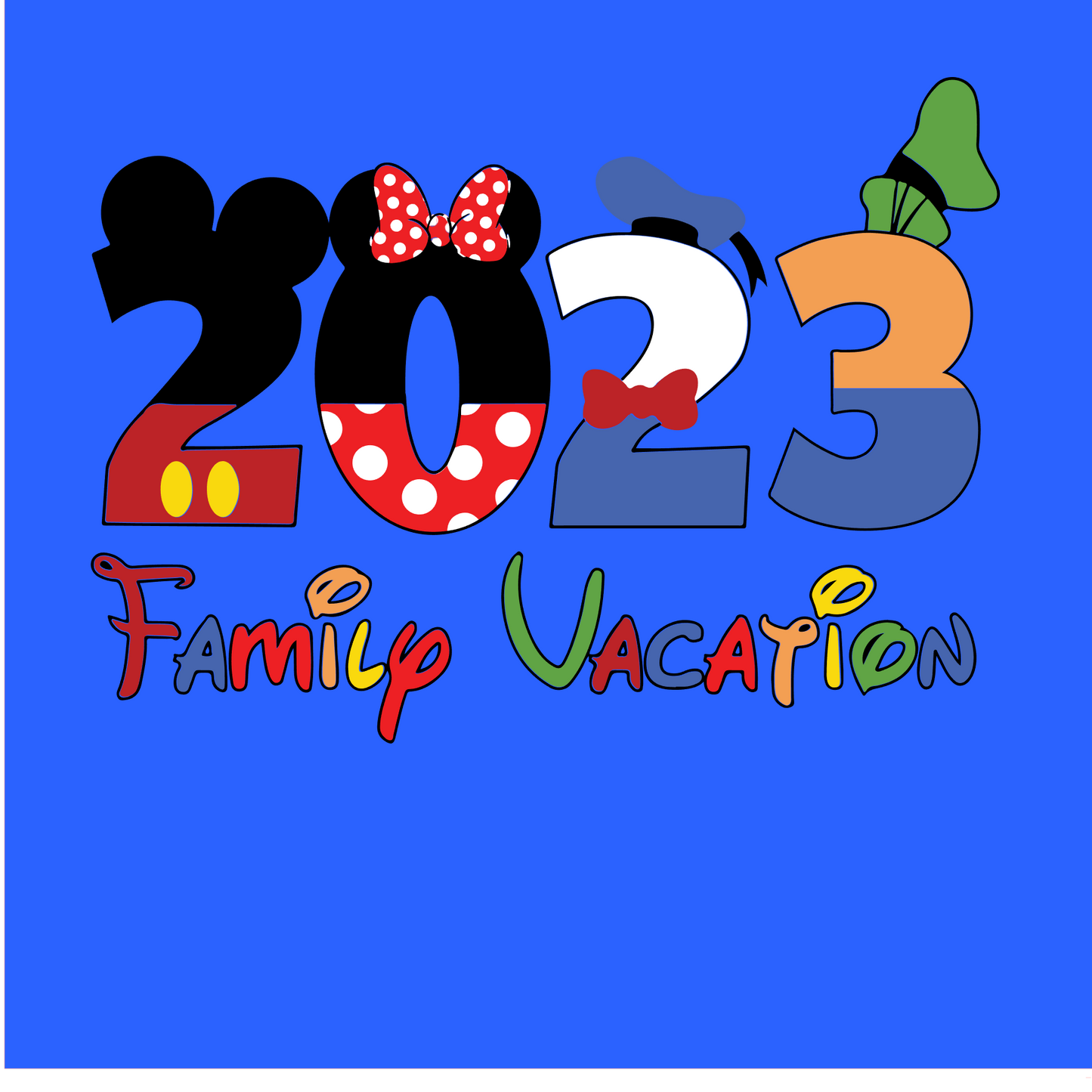 Custom 2023 Disney Inspired Family Vacation Shirt