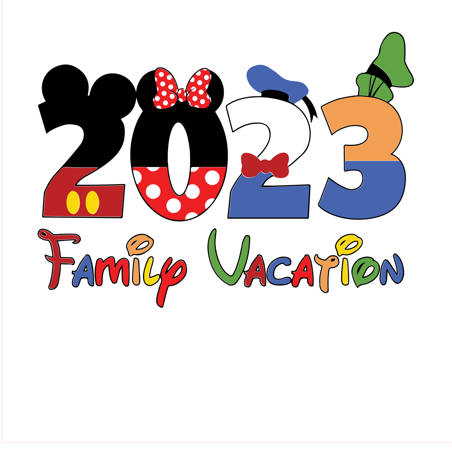 Custom 2023 Disney Inspired Family Vacation Shirt
