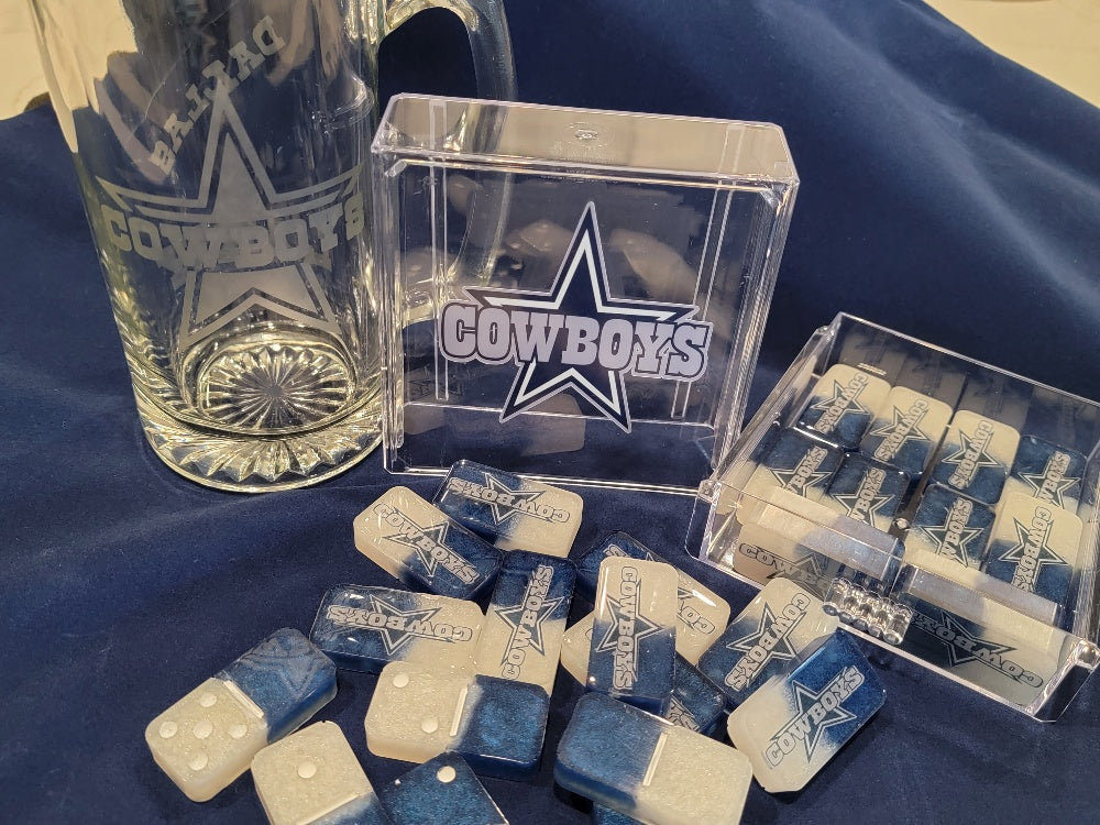 Personalized Dominoes Set with Case Only