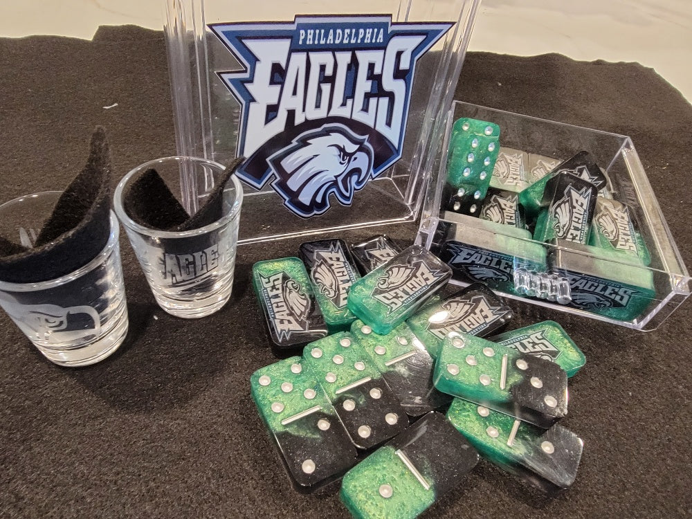 Personalized Dominoes Set with Case Only
