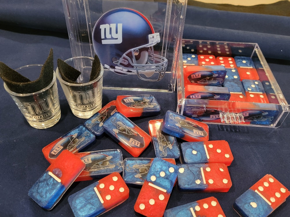 Personalized Dominoes Set with Case Only
