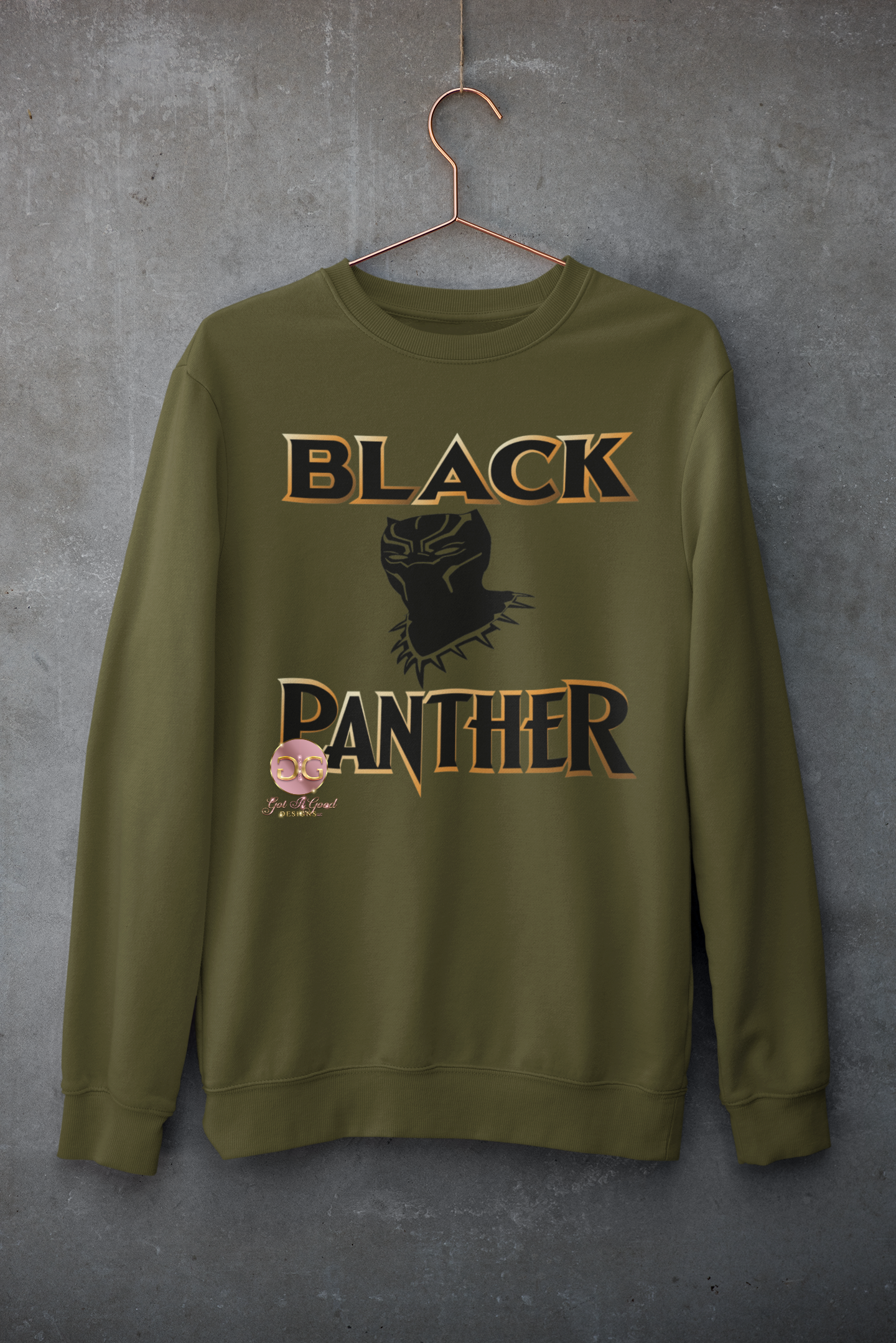 Black Panther Logo Sweat Shirt