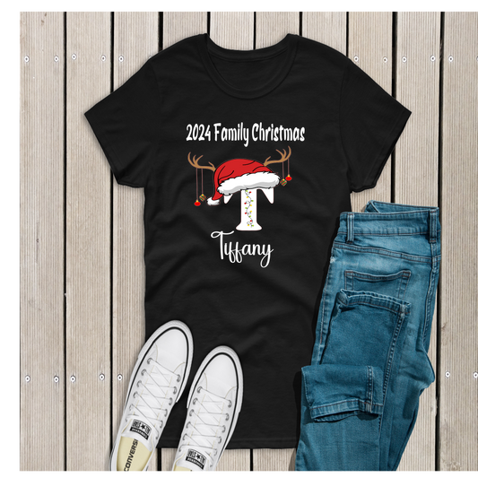 2024 Family Christmas Initial Shirt