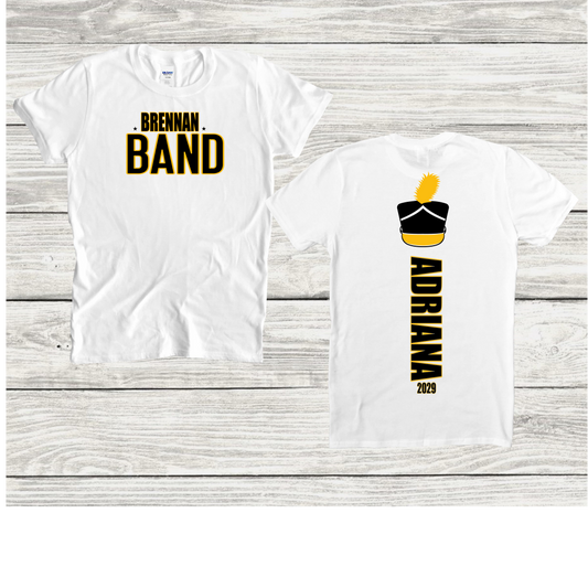 Personalized Marching Band Hat Inspired Shirt