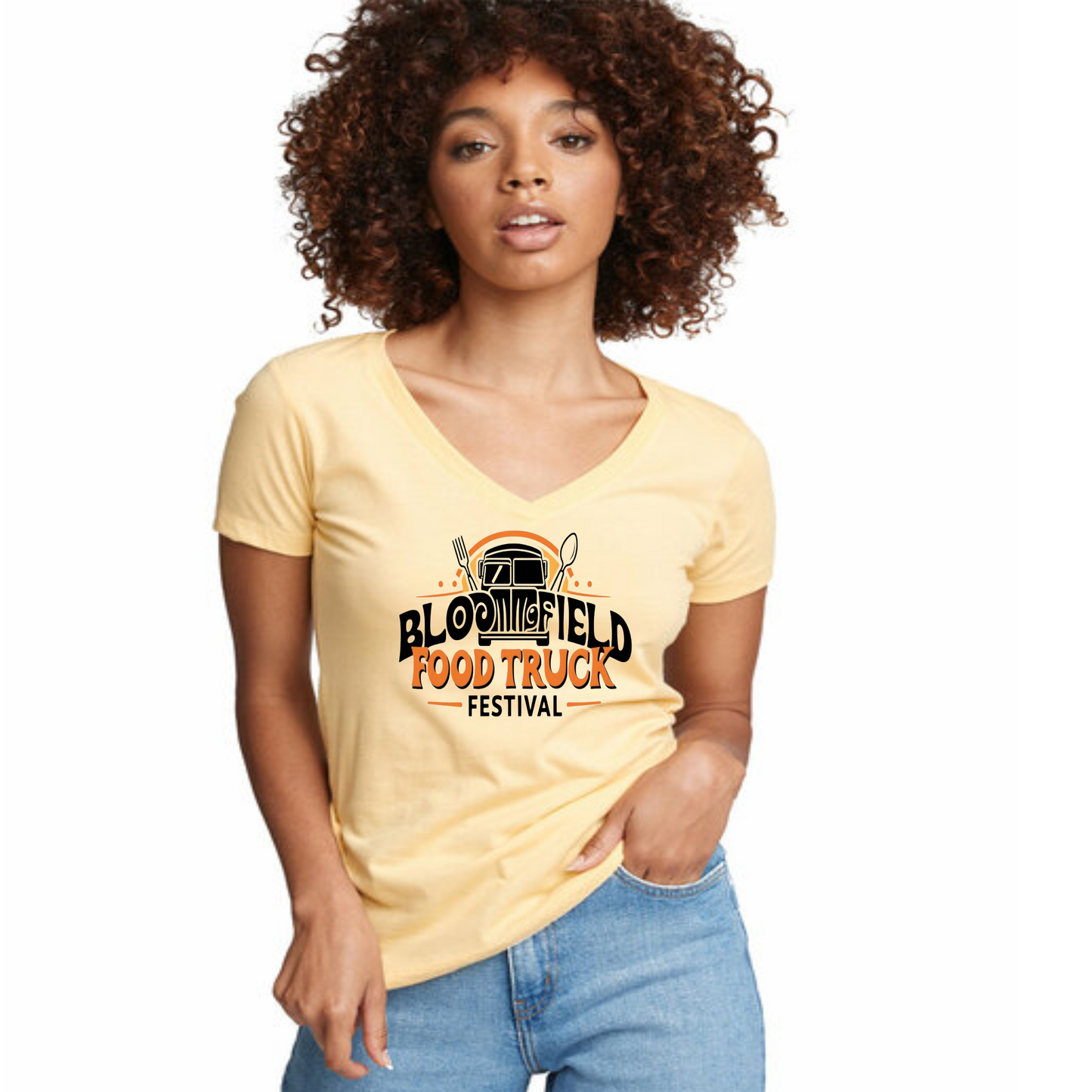 Custom Bloomfield Food Truck Logo Shirt