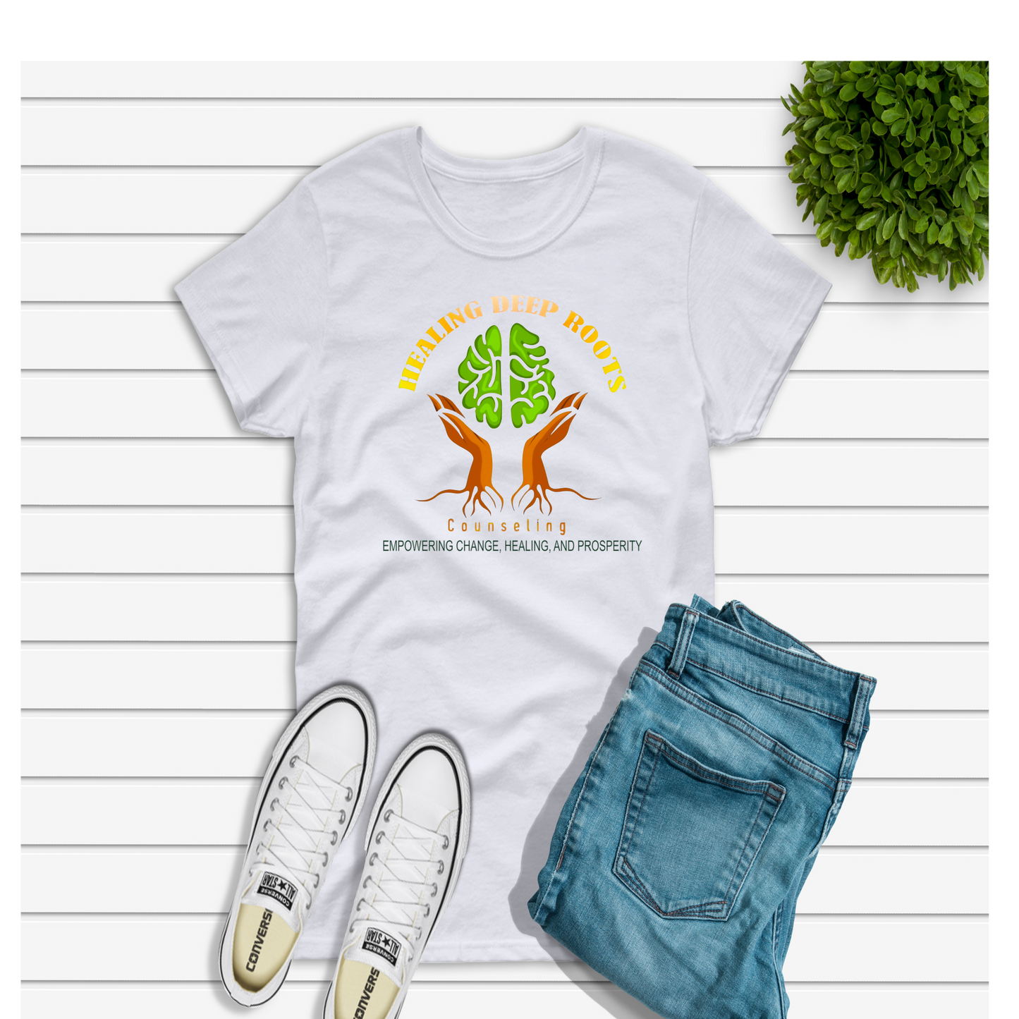 Custom Healing Deep Roots Logo Shirt