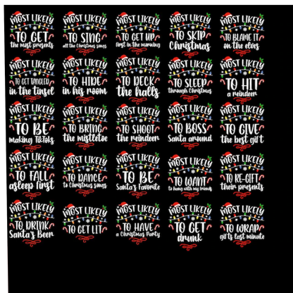 Most Likely To... Christmas Shirts