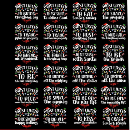 Most Likely To... Christmas Shirts
