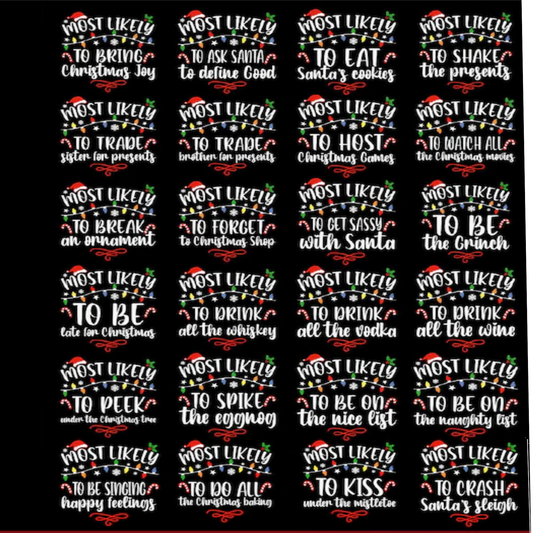 Most Likely To... Christmas Shirts