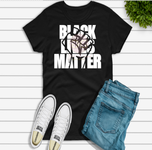 Black Lives Matter With Fist