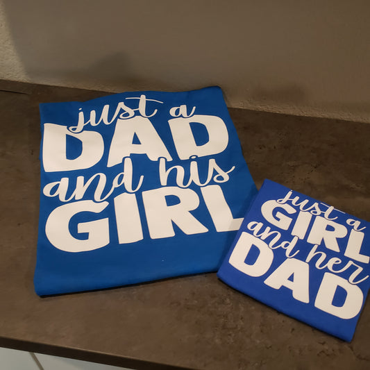Dad  and Daughter Shirt set