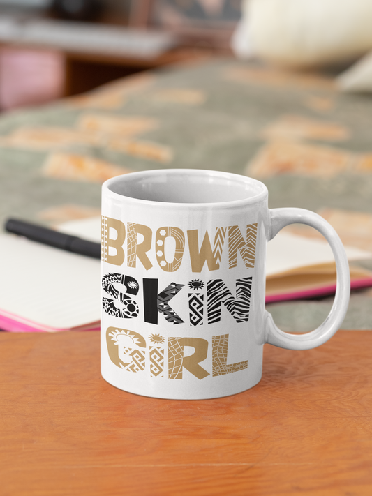 Brown Skin Girl Mug