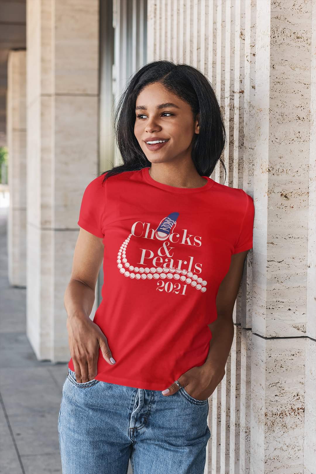 Chucks and Pearls Shirt