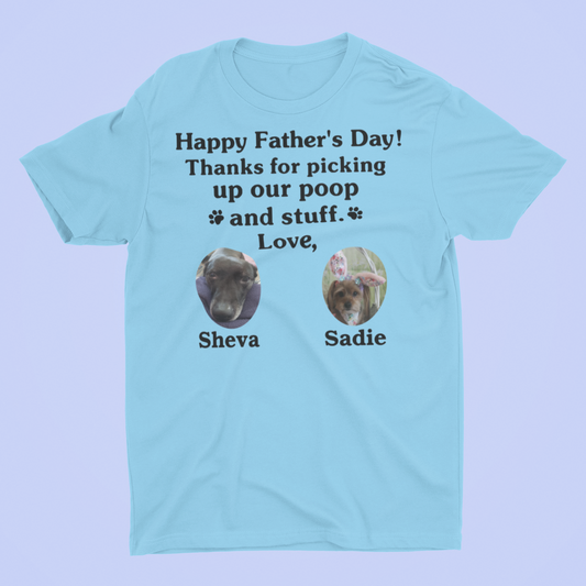 Custom Father's Day Shirt from the Paw babies Shirt