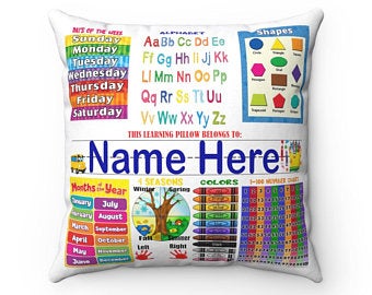 Personalized Learning/Education 16"X16" Pillow