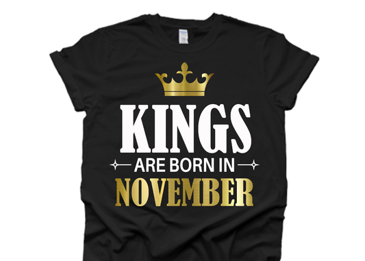 Kings are born in November Shirt