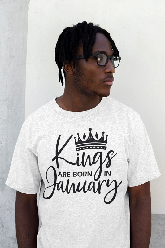Kings are Born In January Shirt